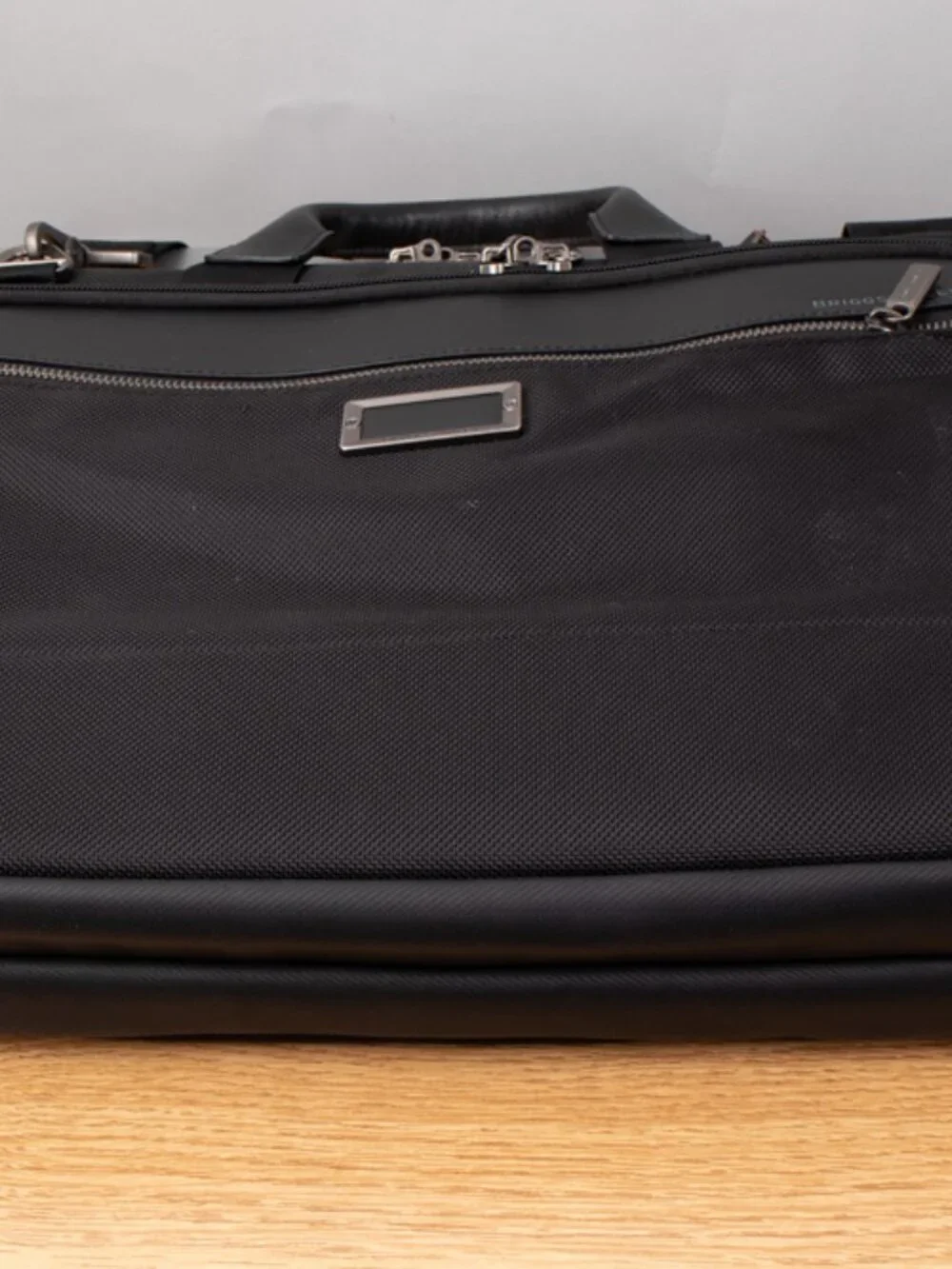 Briggs & Riley @Work Slim Brief Black Laptop Bag Nylon 15.6